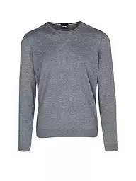 BOSS | Pullover Slim Fit LENO-P | grau