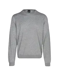 BOSS | Pullover Slim Fit LENO-P | hellgrau