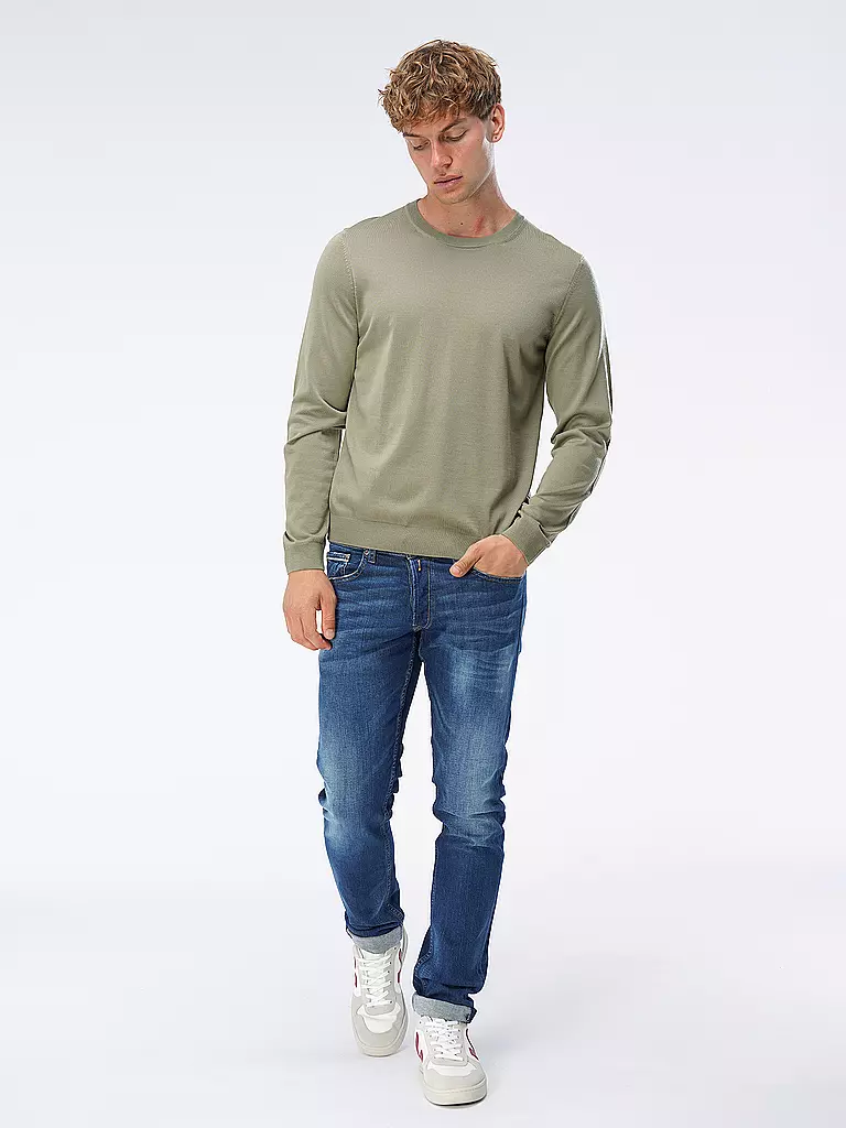 BOSS | Pullover Slim Fit LENO-P | grün