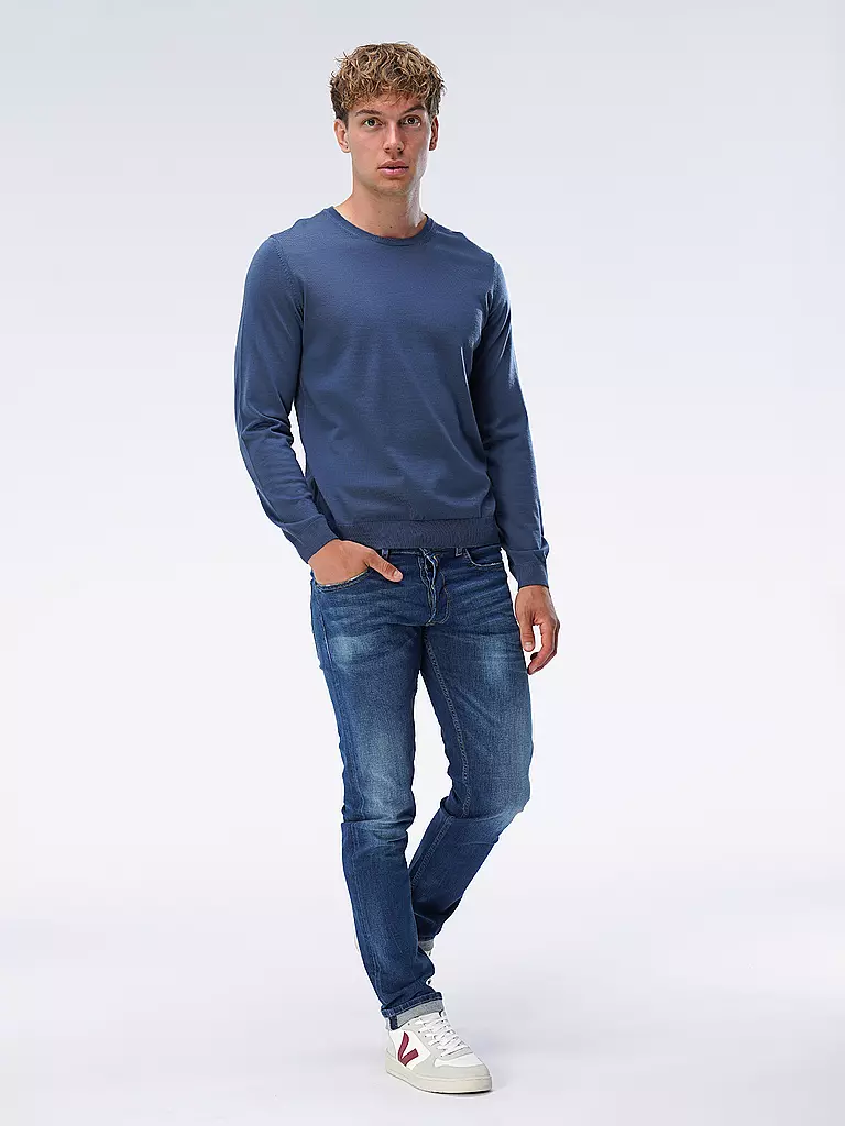 BOSS | Pullover Slim Fit LENO-P | blau