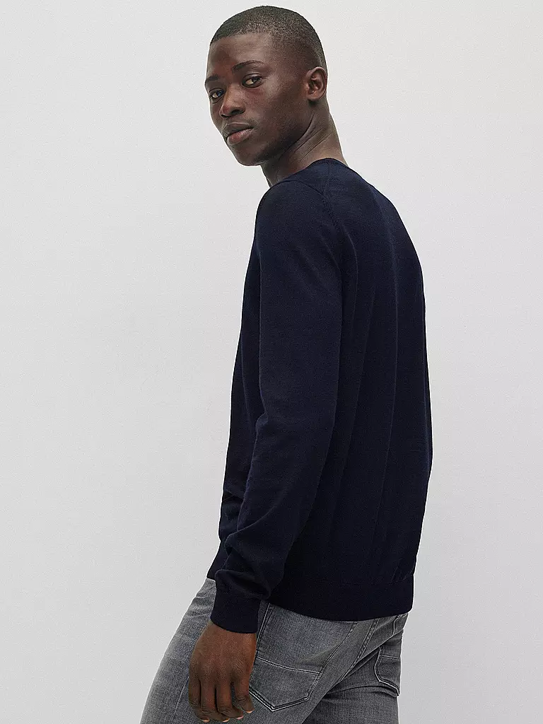 BOSS | Pullover Slim Fit LENO-P | dunkelblau