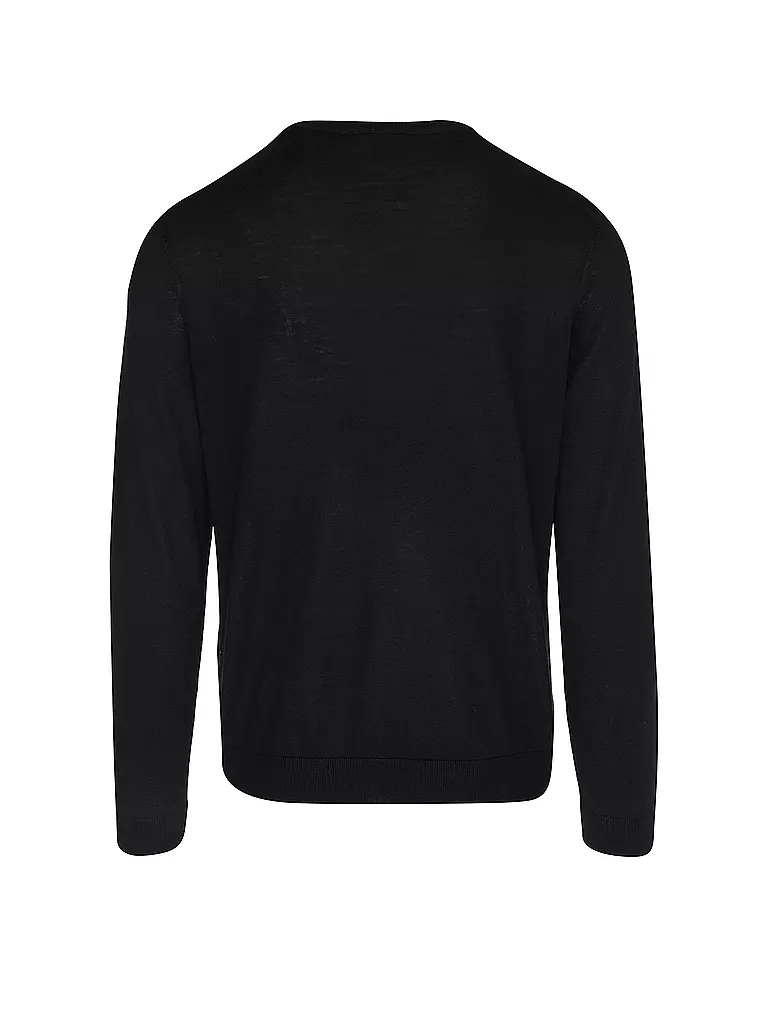 BOSS | Pullover Slim Fit LENO-P | schwarz