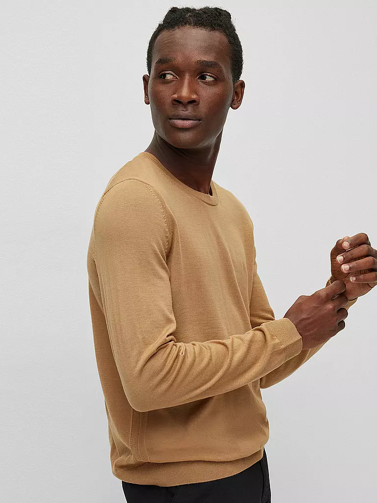 BOSS | Pullover Slim Fit LENO-P | hellgrün