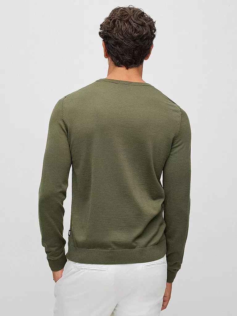 BOSS | Pullover Slim Fit LENO-P | grün