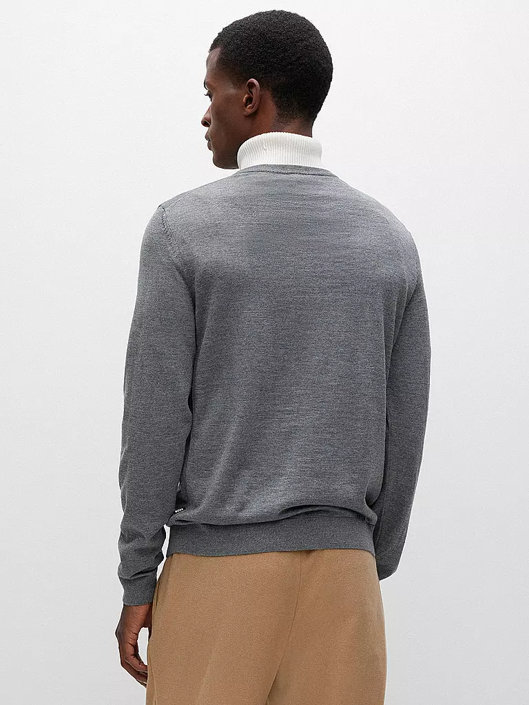BOSS | Pullover Slim Fit LENO-P | hellgrün