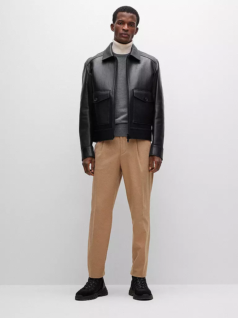 BOSS | Pullover Slim Fit LENO-P | hellgrün