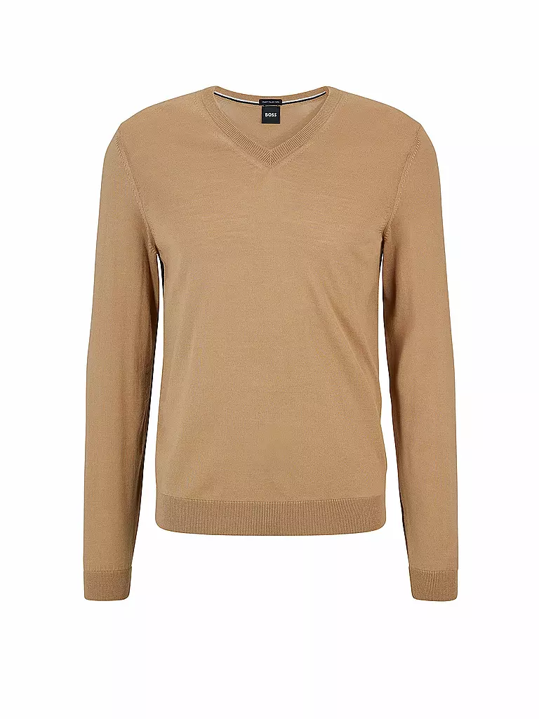 BOSS | Pullover Slim Fit MELBA | camel