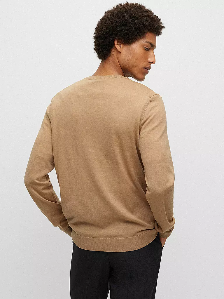 BOSS | Pullover Slim Fit MELBA | camel