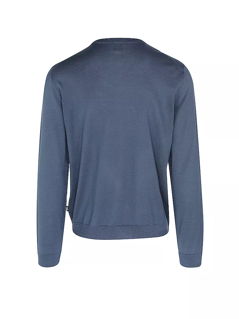 BOSS | Pullover Slim Fit MELBA | blau