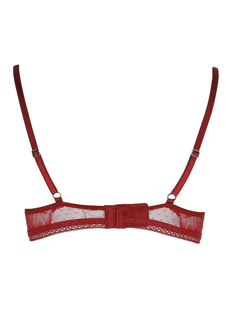 BOSS | Push Up BH PEONY LACE | dunkelrot