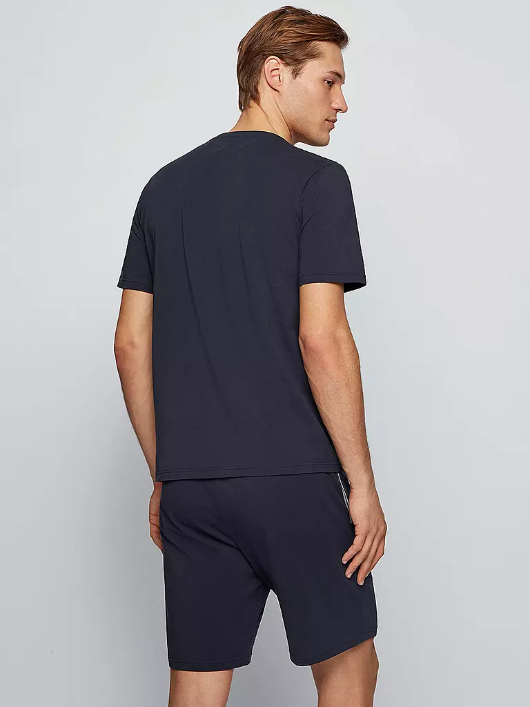 BOSS | Pyjama Shirt Mix and Match | blau