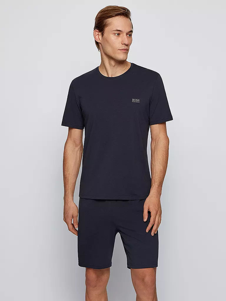 BOSS | Pyjama Shirt Mix and Match | blau