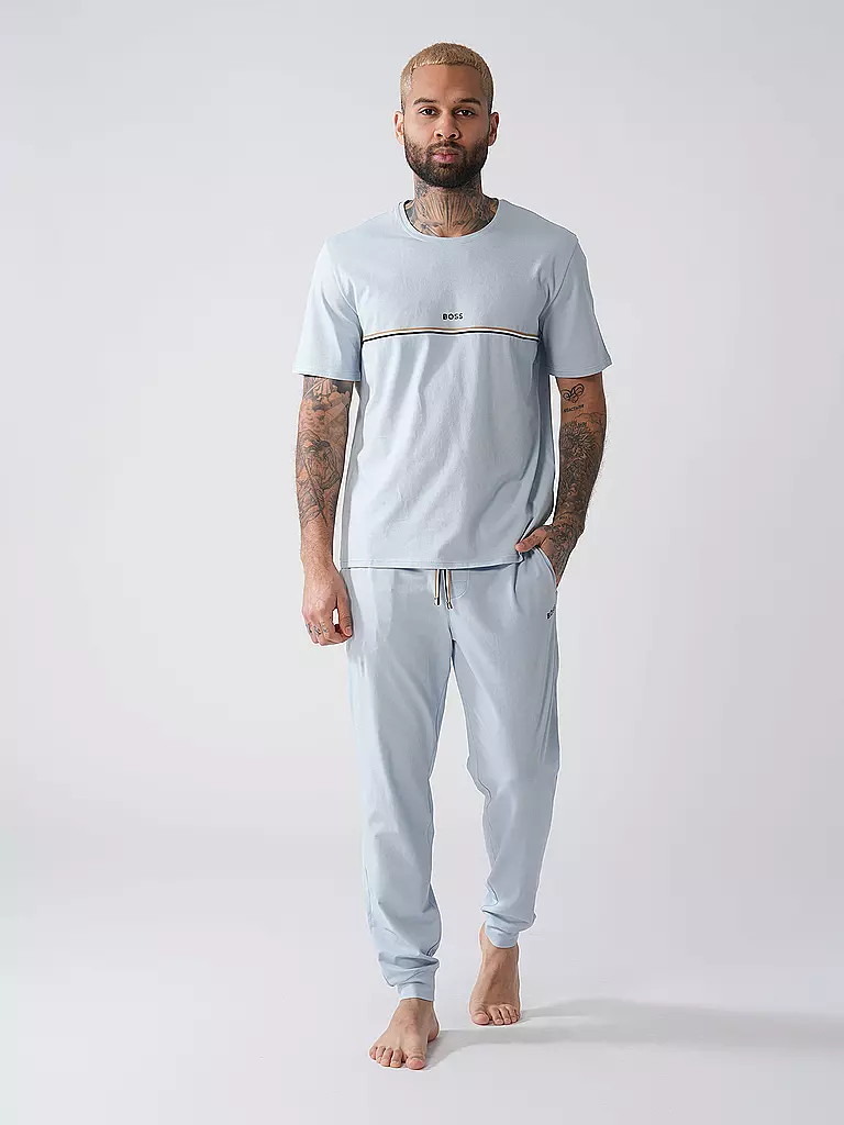 BOSS | Pyjama T-Shirt | hellblau