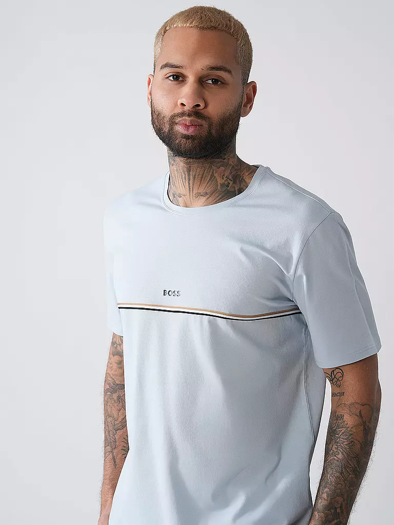 BOSS | Pyjama T-Shirt | hellblau
