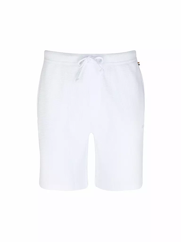 BOSS | Pyjamahose - Shorts | weiss