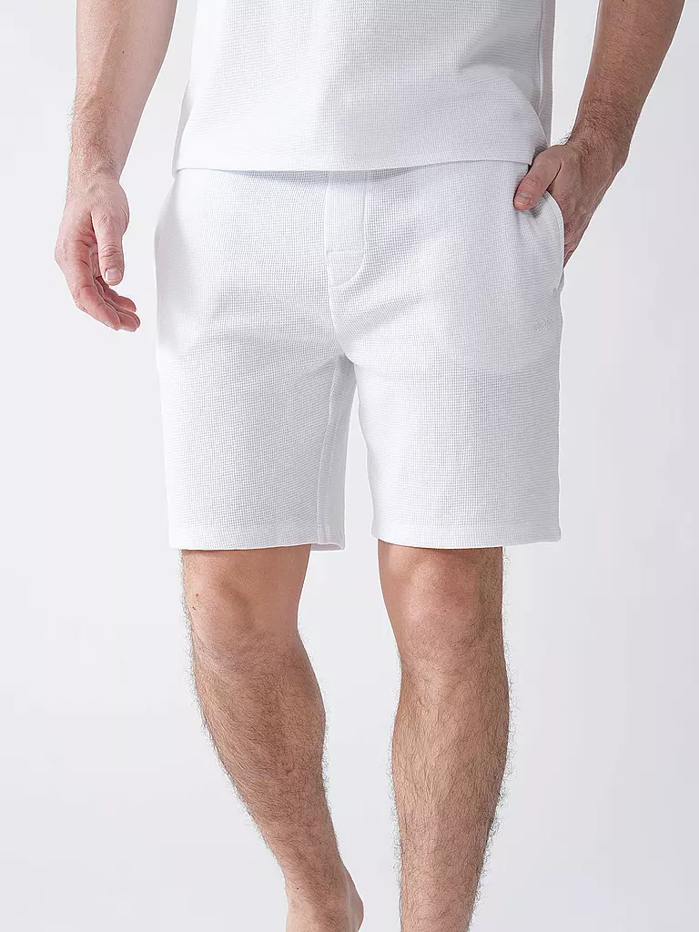 BOSS | Pyjamahose - Shorts | grau