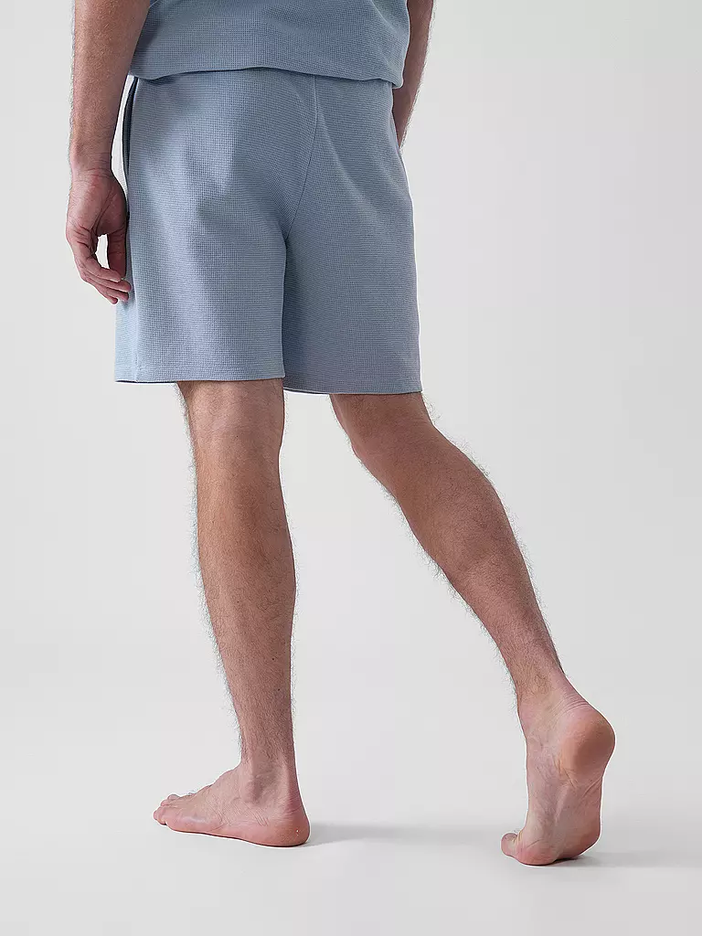 BOSS | Pyjamahose - Shorts | hellblau