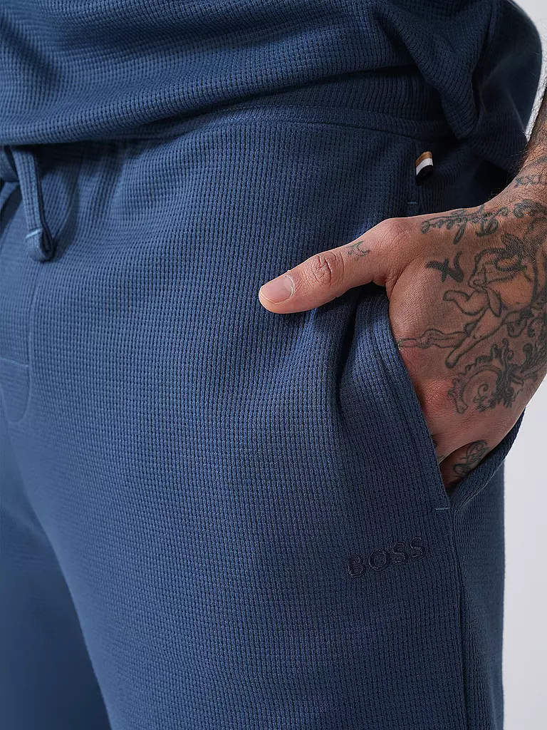 BOSS | Pyjamahose - Shorts | weiss
