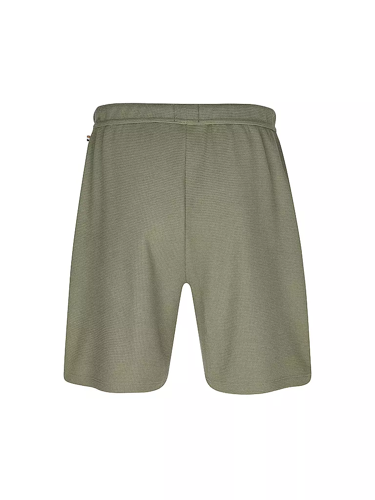 BOSS | Pyjamahose - Shorts | olive