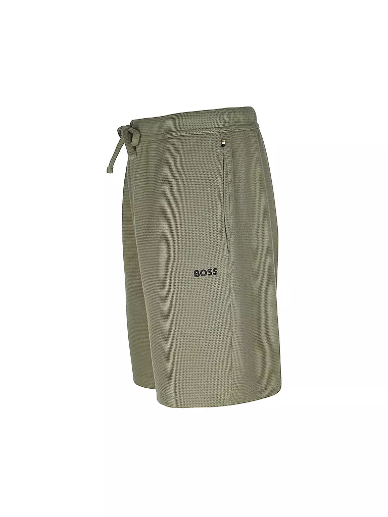 BOSS | Pyjamahose - Shorts | olive