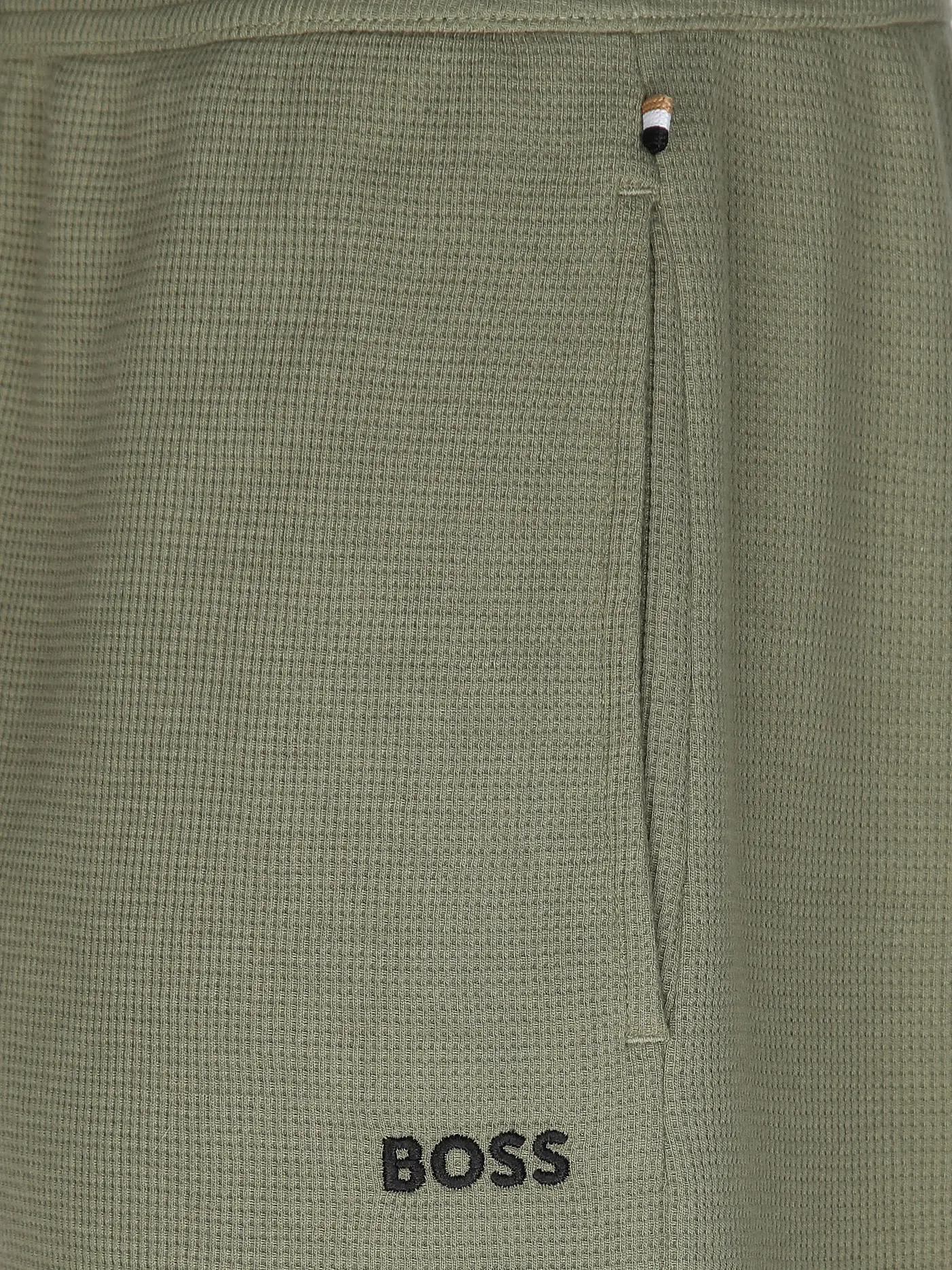 BOSS | Pyjamahose - Shorts | olive