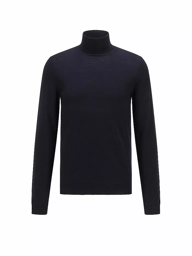 BOSS | Rollkragen Pullover Slim Fit " Musso " | blau