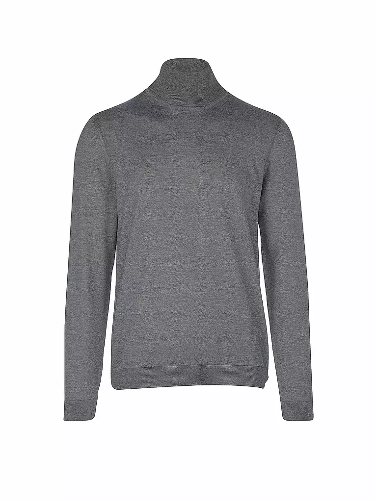 BOSS | Rollkragenpullover Slim Fit MUSSO | grau