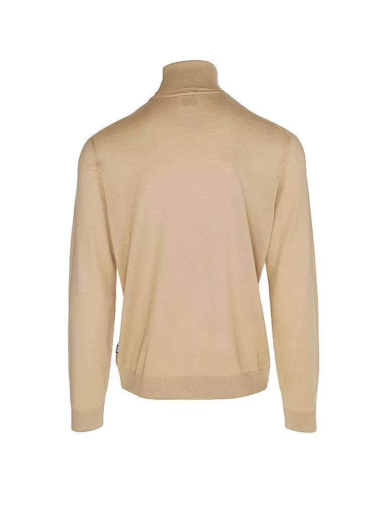 BOSS | Rollkragenpullover Slim Fit MUSSO | grün