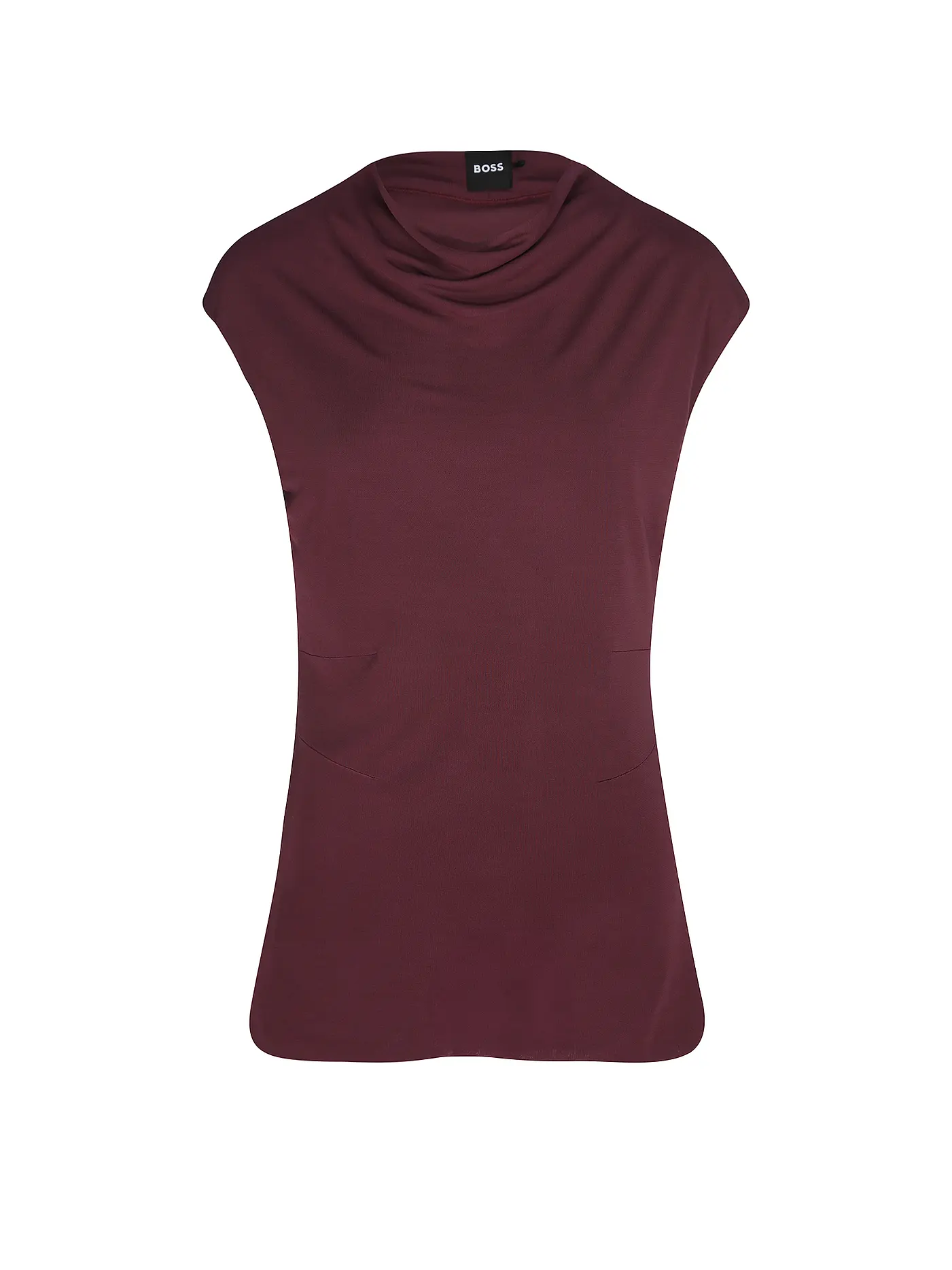 BOSS | Rollkragenshirt ELAMMA | dunkelrot