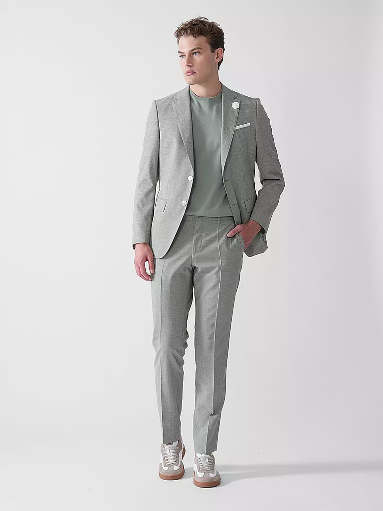 BOSS | Sakko Slim Fit H-HUTSON | hellgrün