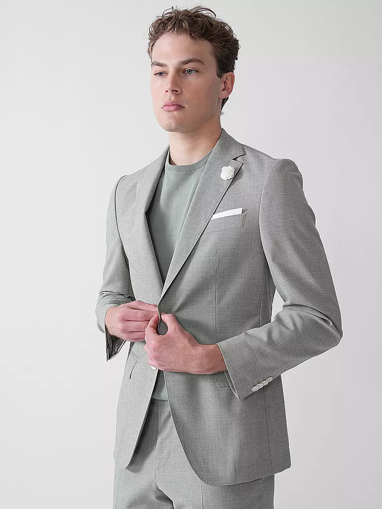 BOSS | Sakko Slim Fit H-HUTSON | hellgrün