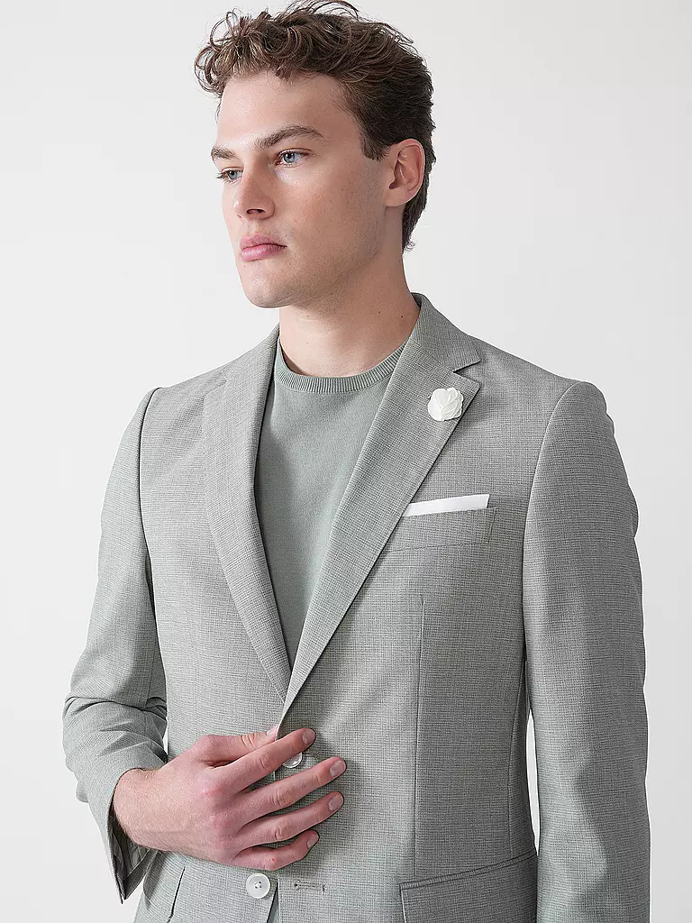 BOSS | Sakko Slim Fit H-HUTSON | hellgrün