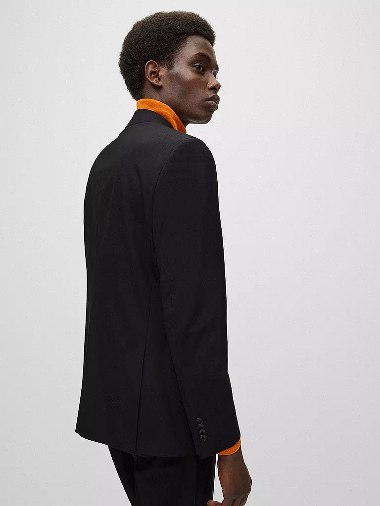 BOSS | Sakko Slim Fit Huge | schwarz