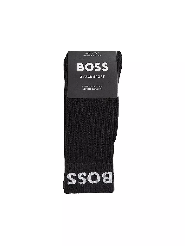 BOSS | Socken 2-er Pkg. black | weiss