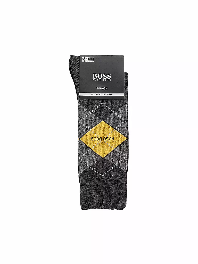 BOSS | Socken 2-er Pkg. charcoal  | grau