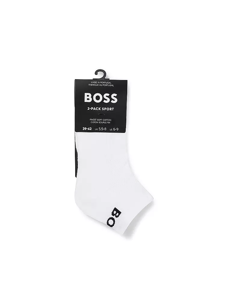 BOSS | Socken 2er Pkg white | schwarz