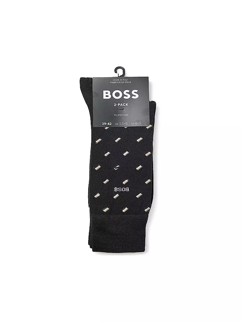 BOSS | Socken 2er Pkg. black | grau