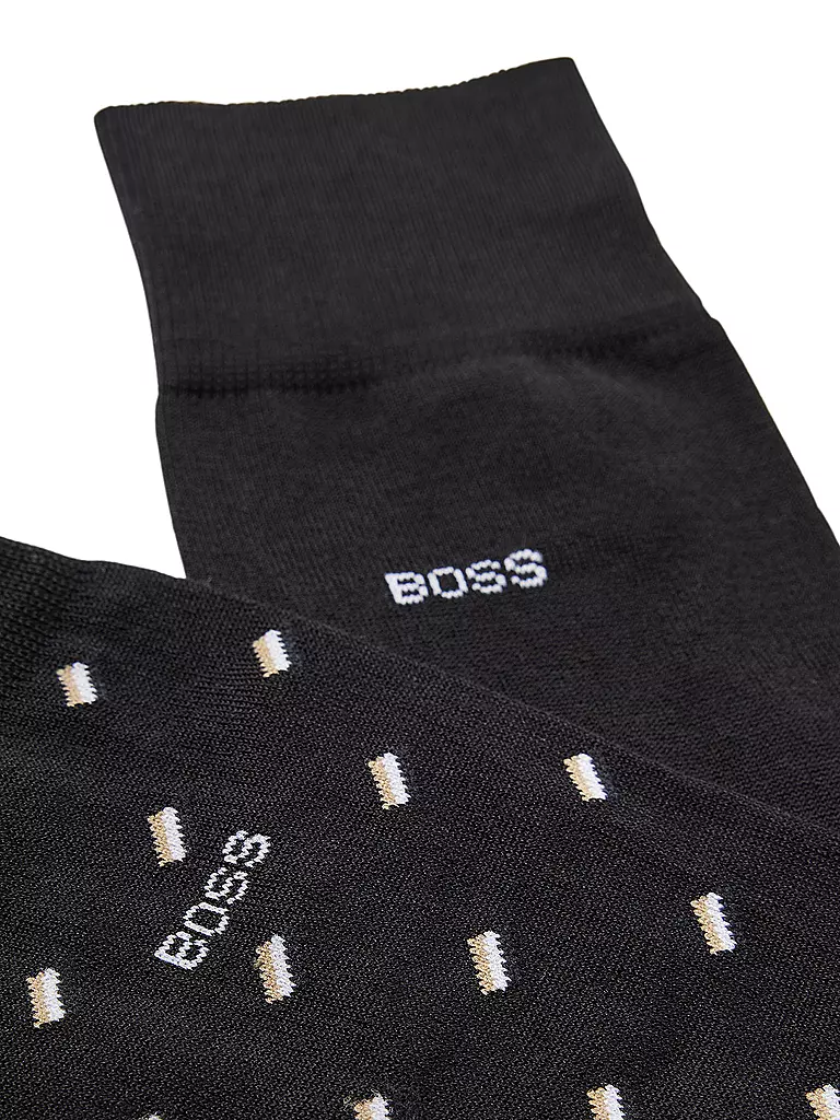 BOSS | Socken 2er Pkg. black | grau