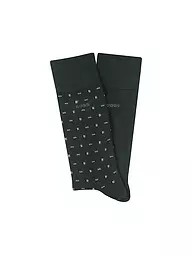 BOSS | Socken 2er Pkg. light beige | dunkelgrün