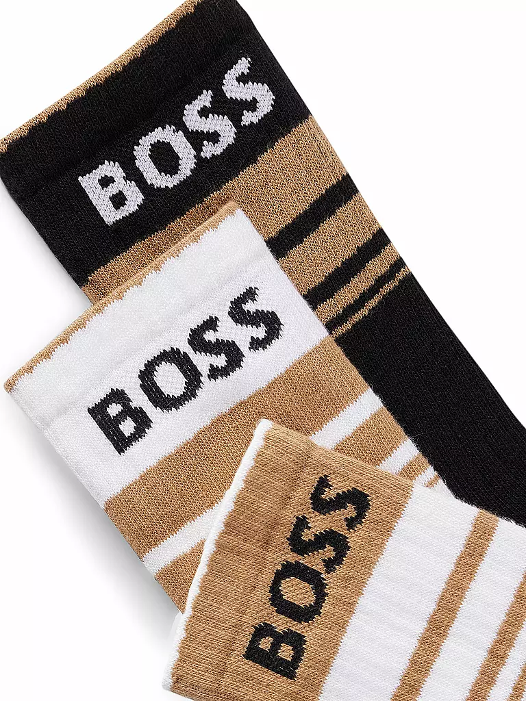 BOSS | Socken 3er Pkg open miscellaneous | beige