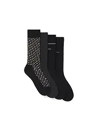 BOSS | Socken 4er Pkg. black | Schwarz
