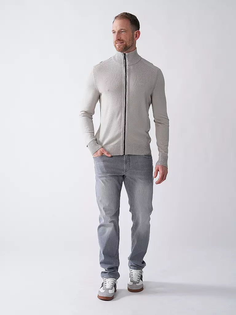 BOSS | Strickjacke AVAC | beige