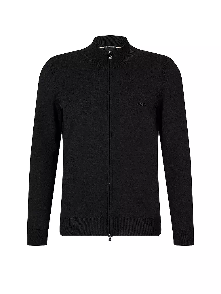 BOSS | Strickjacke BALONSO | schwarz