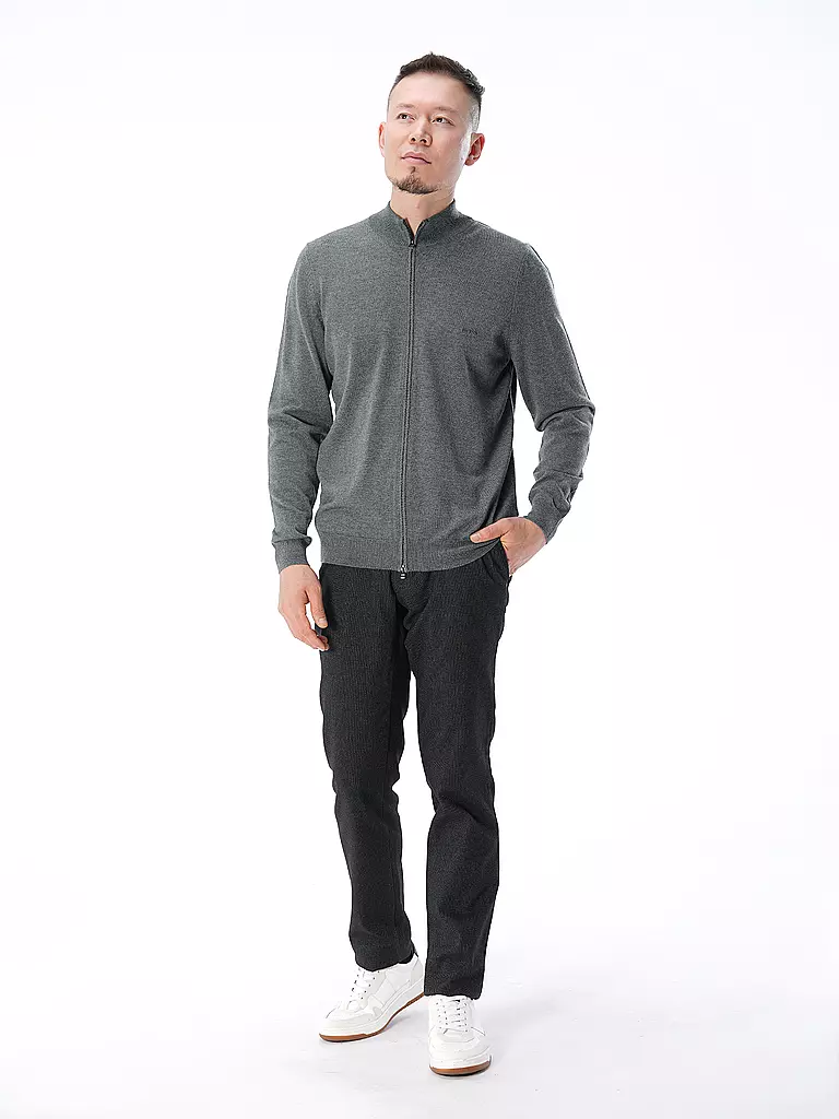 BOSS | Strickjacke BALONSO | grau