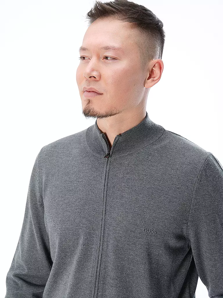 BOSS | Strickjacke BALONSO | schwarz