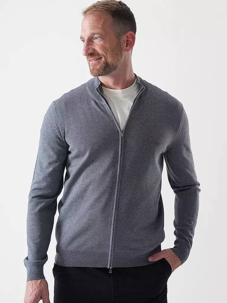 BOSS | Strickjacke BALONSO | grau
