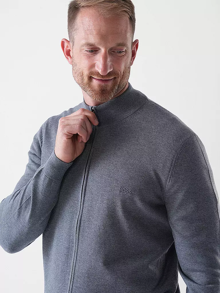 BOSS | Strickjacke BALONSO | grau