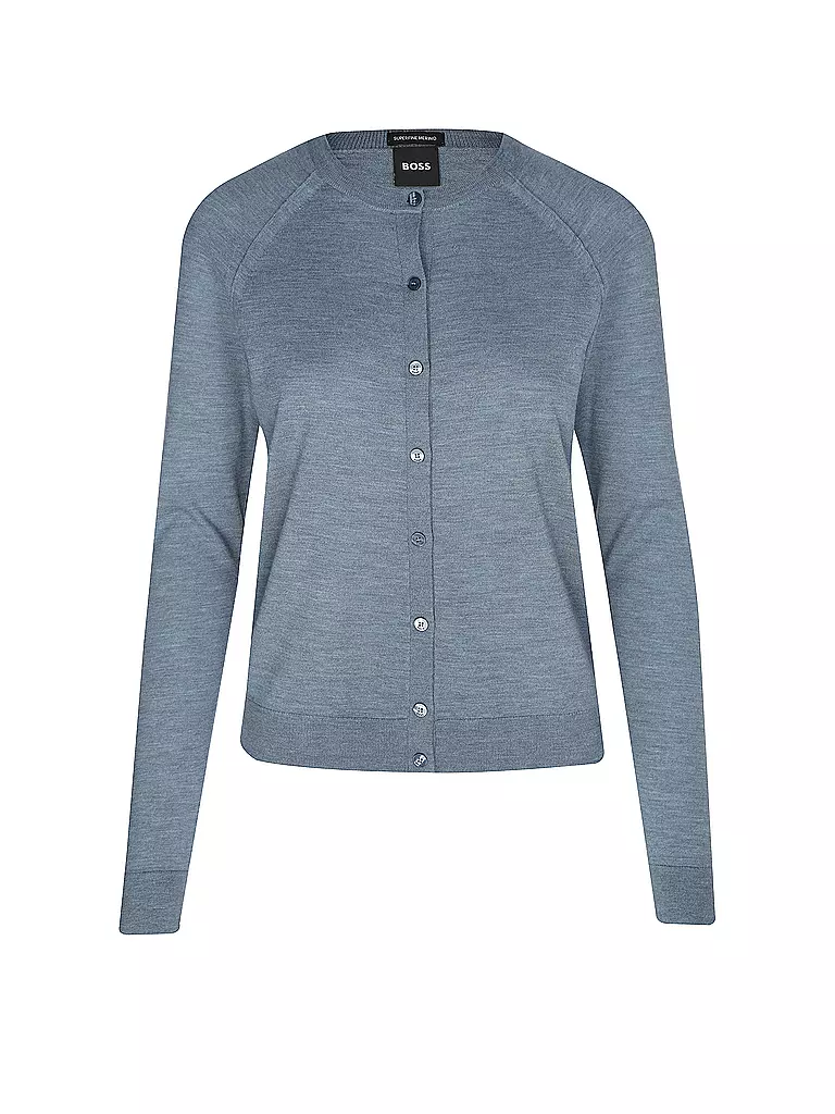BOSS | Strickjacke FONAMI | blau
