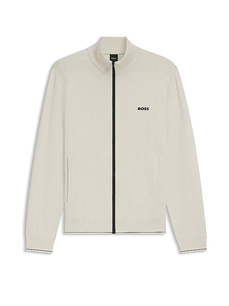 BOSS | Strickjacke KN_LEAGUE | Creme