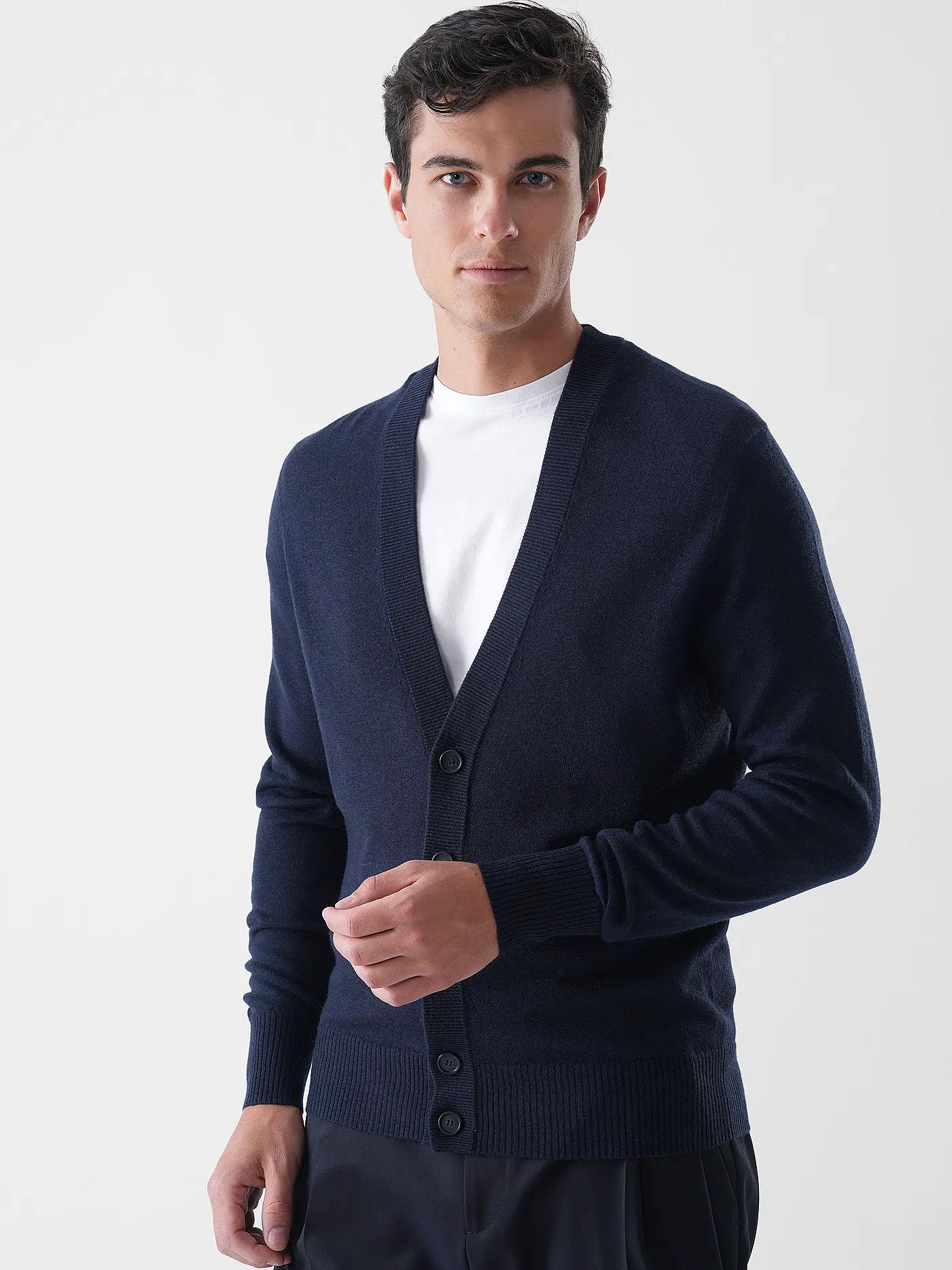 BOSS | Strickjacke | dunkelblau